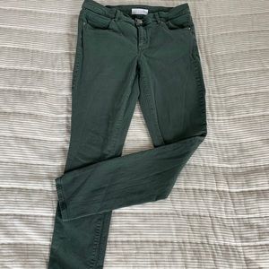 Loft Modern Skinny Moss Green jeans